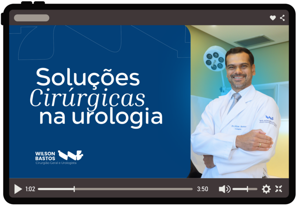 capa do video soluções cirurgicas na urologia