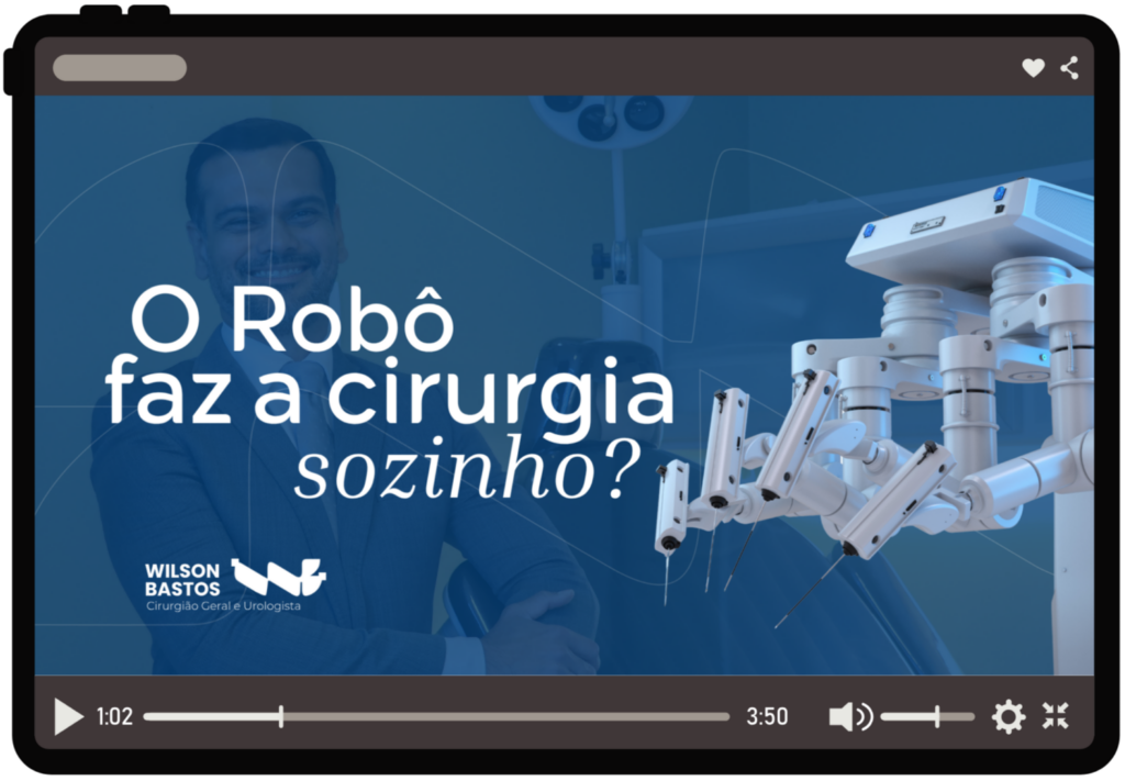 capa do video "o robô faz cirurgia sozinho?"